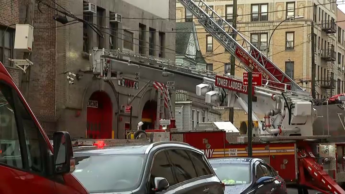 Fire reported at Bedford Park firehouse in The Bronx – NBC New York