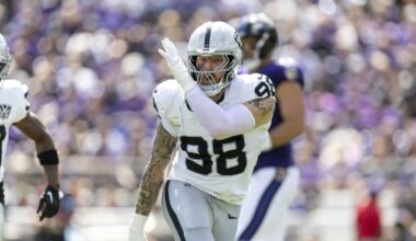 New Ravens star Maxx Crosby bids emotional farewell to Raiders – NBC New York