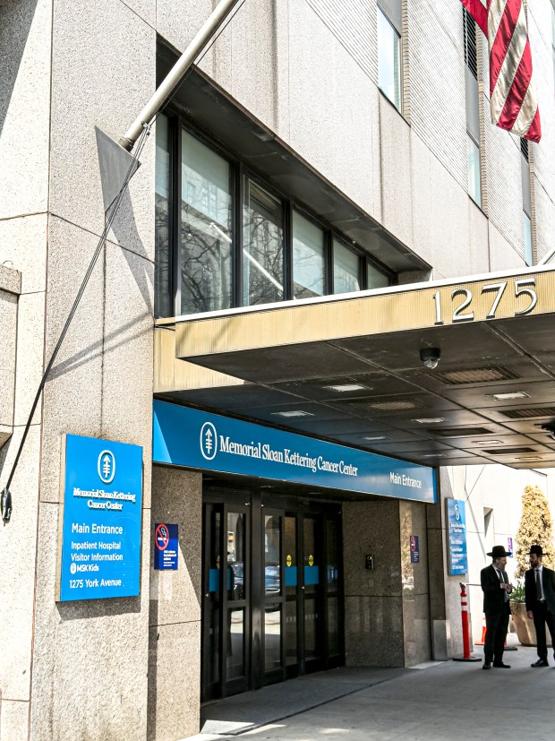 The Memorial Sloan Kettering Cancer Center on York Ave. in Manhattan, New York. (Plexi Images / GHI/UCG / Universal Images Group via Getty Images)