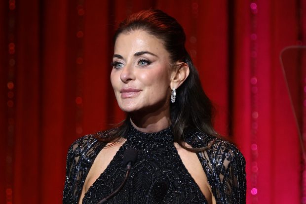 Amy Green speaks onstage as Gabrielle's Angel Foundation Hosts Angel Ball 2025 at Cipriani Wall Street on October 27, 2025 in New York City. 