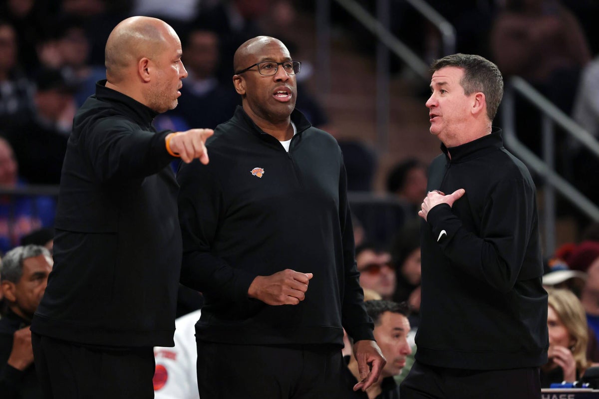 Knicks head coach Mike Brown isn’t in every huddle. There’s a good reason