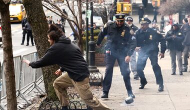 Two men are in custody as police say a device thrown during protests outside NYC Mayor Zohran Mamdani's home was a potentially deadly IED.