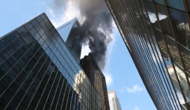 Massive rooftop fire erupts in Midtown near NYC St. Patrick's Day parade route