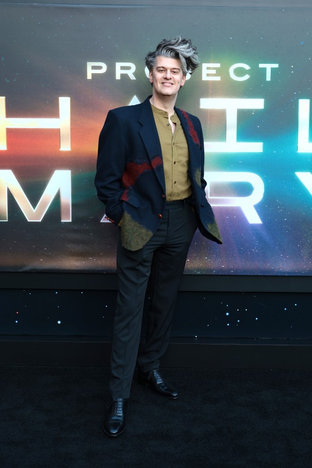 NEW YORK, NEW YORK - MARCH 18: James Ortiz attends "Project Hail Mary" New York premiere at Lincoln Center on March 18, 2026 in New York City. (Photo by Dimitrios Kambouris/Getty Images)