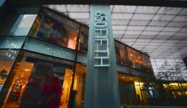 lobby of an office building in NYC