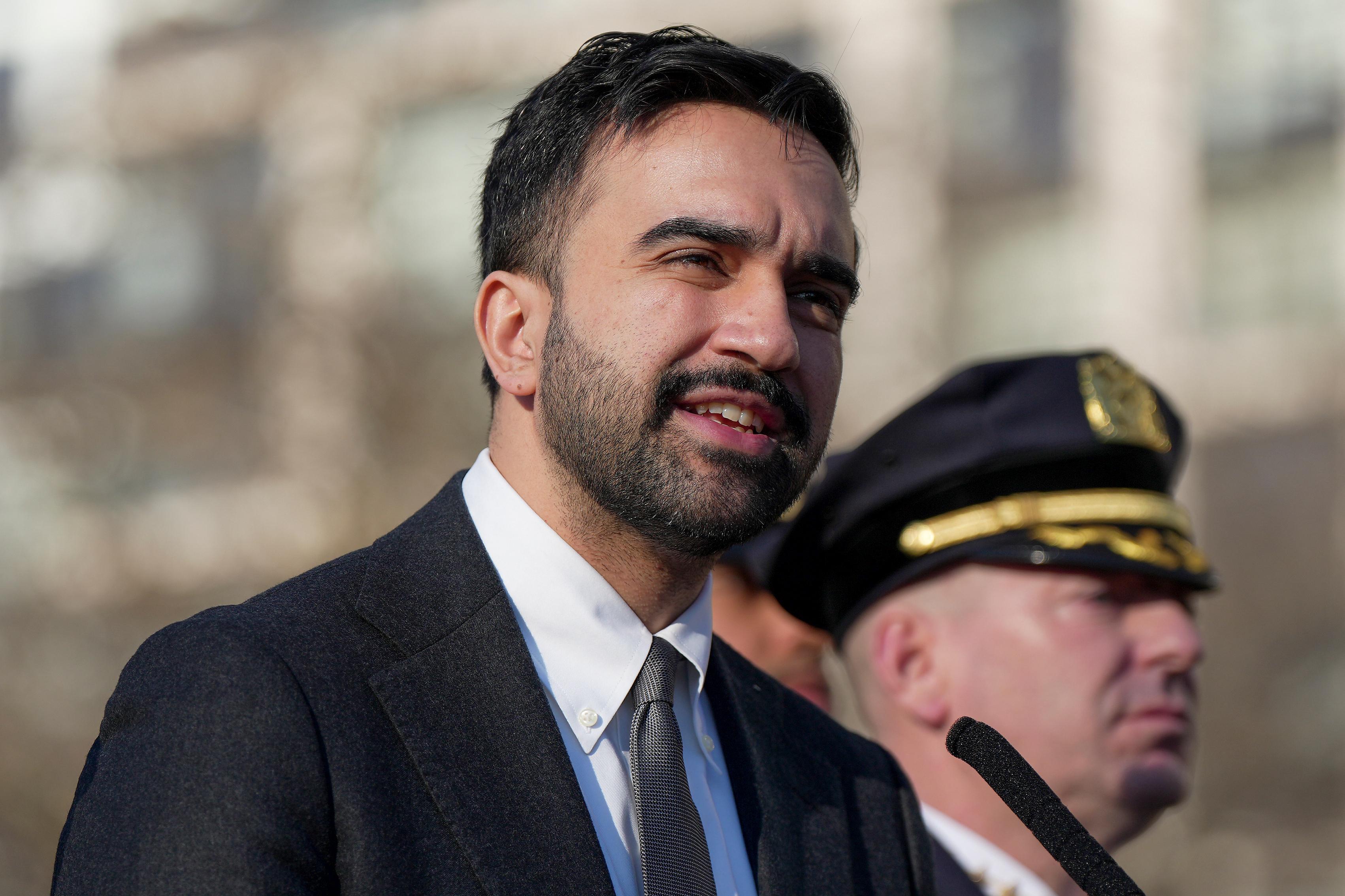 New York Mayor Zohran Mamdani speaks during a news conference...