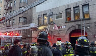 FDNY Firehouse Blaze in the Bronx Forces Firefighters to Escape via Ladders, 14 Injured