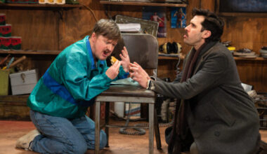 Steven Boyer and Adam Chanler-Berat in Mother Russia. Photo: HanJie Chow