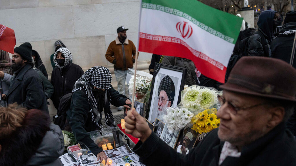 ניו יורק ארה"ב טקס זיכרון ל עלי חמינאי