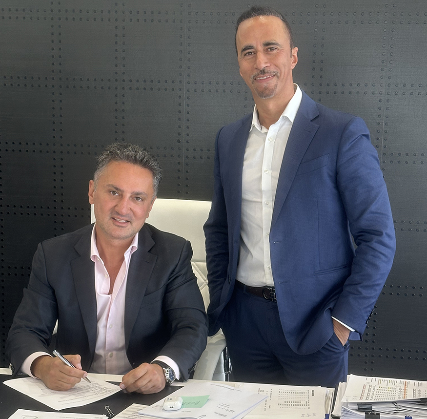 From left: Hudson Regional Health Chairman Yan Moshe and CEO Dr. Nizar Kifaieh.