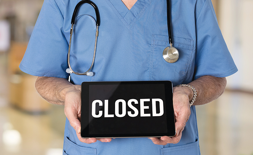 Hospital is closed