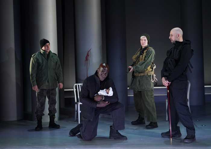 actors performing on stage