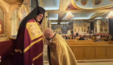 Archbishop Elpidophoros presides over 3rd Stanza of the Salutations at St. Eleftherios Church in New York City