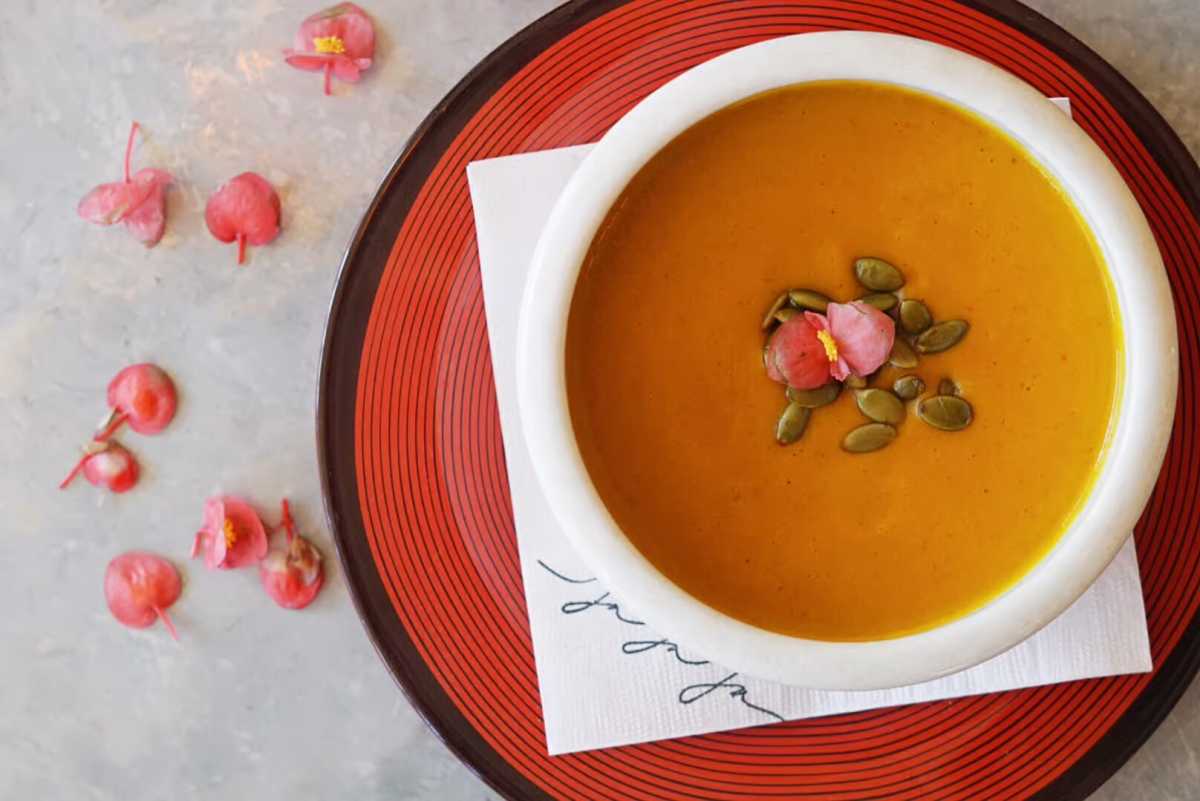 Where the storm softens: A Jajaja afternoon in the West Village 3 A soup from Jajaja.