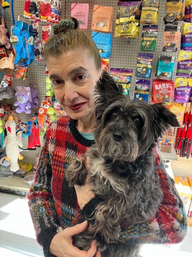 Valerie D'Angelo was reunited with her dog Grace Wednesday following a fierce custody battle with her neighbor Wednesday. (Courtesy Valerie D'Angelo)