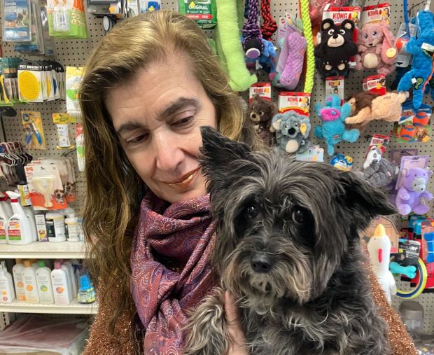 Valerie D'Angelo was reunited with her dog Grace Wednesday following a fierce custody battle with her neighbor Wednesday. (Courtesy Valerie D'Angelo)