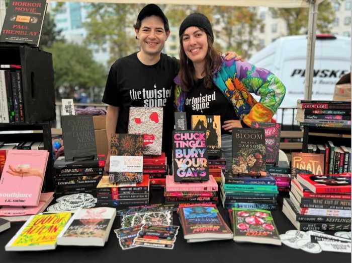 the twisted spine bookstore owners