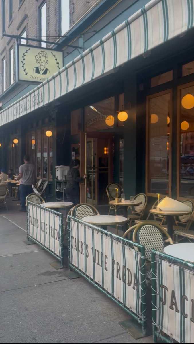 The exterior of Jack's Wife Freda.
