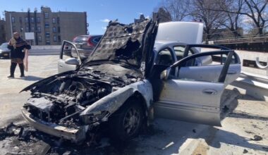 UPDATE Norwood: No Injuries Reported after Car Bursts into Flames in Jerome Ave Parking Lot