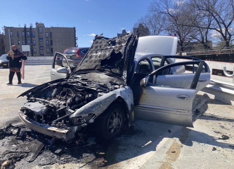 UPDATE Norwood: No Injuries Reported after Car Bursts into Flames in Jerome Ave Parking Lot