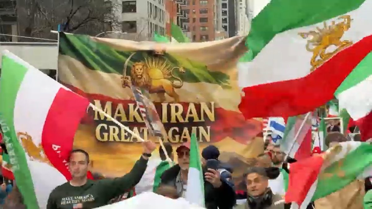 Iranian community rallies for regime change – NBC New York
