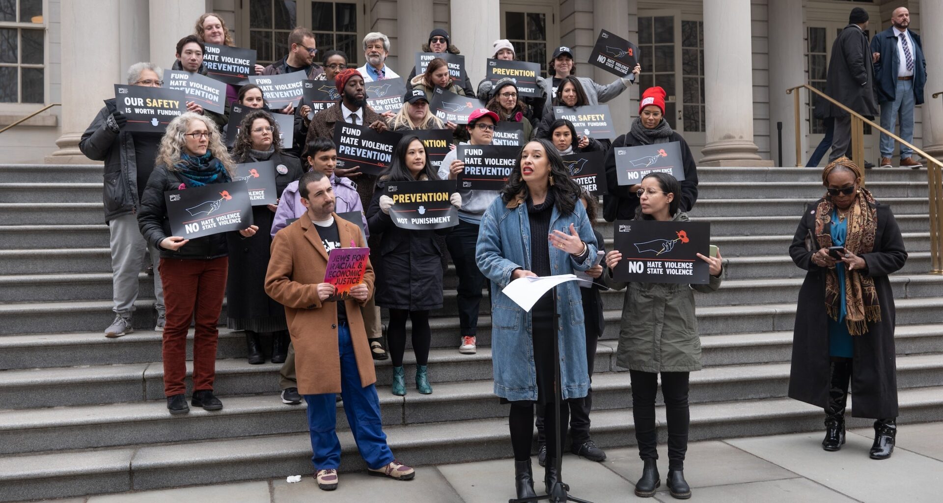 Sandy Nurse speaks at JFREJ proposal launch