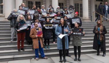 Sandy Nurse speaks at JFREJ proposal launch