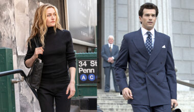 Love Story: John F. Kennedy Jr. and Carolyn Bessette, (l-r) Sarah Pidgeon as Carolyn Bessette Kennedy, Paul Kelly as John F. Kennedy Jr.