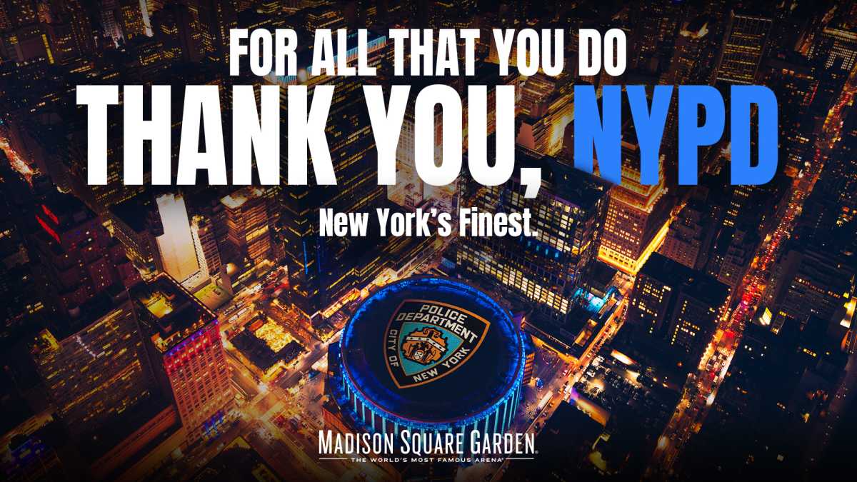 MSG to host ‘Thank You, NYPD’ concert featuring Fat Joe, Cyndi Lauper and more