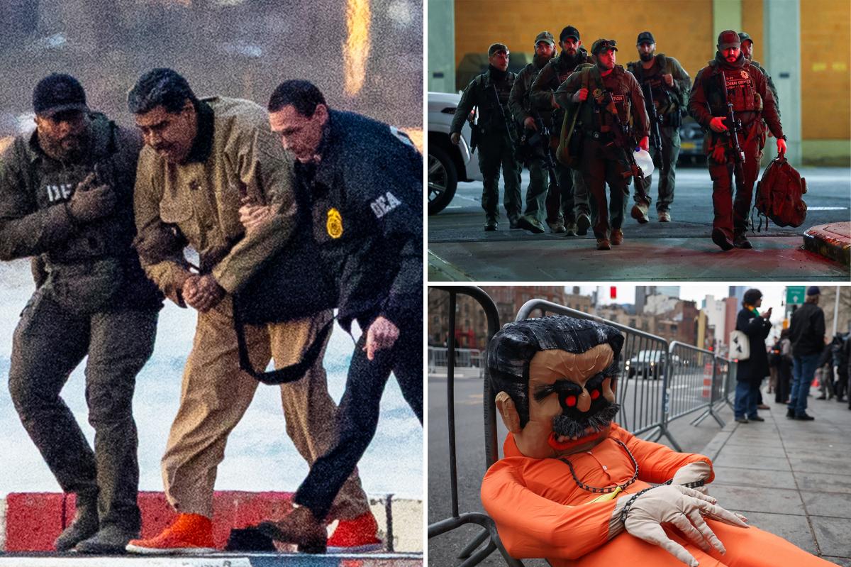 Venezuelan dictator Nicolás Maduro heads to NYC court for first time since stunning arrest on drug-trafficking charges