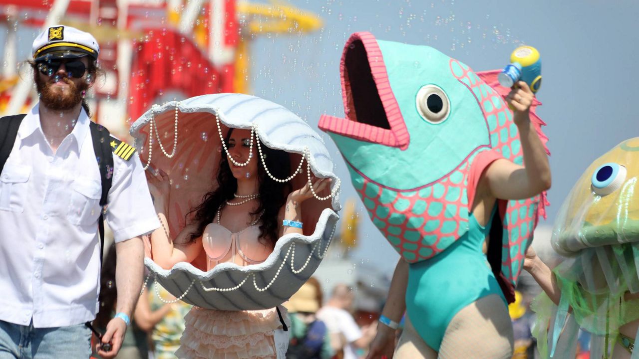 Mermaid Parade organizers say factors including rising production costs and less funding have made it difficult to stage the annual event. (Spectrum News/Christina Santucci)