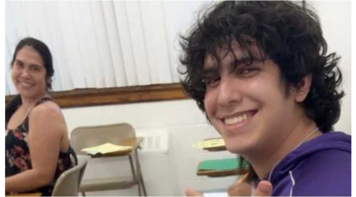 Photo shared by the family of Dylan Lopez Contreras, a Venezuelan-born student at Ellis Prep High School in the Bronx, taken before his detention by ICE in May