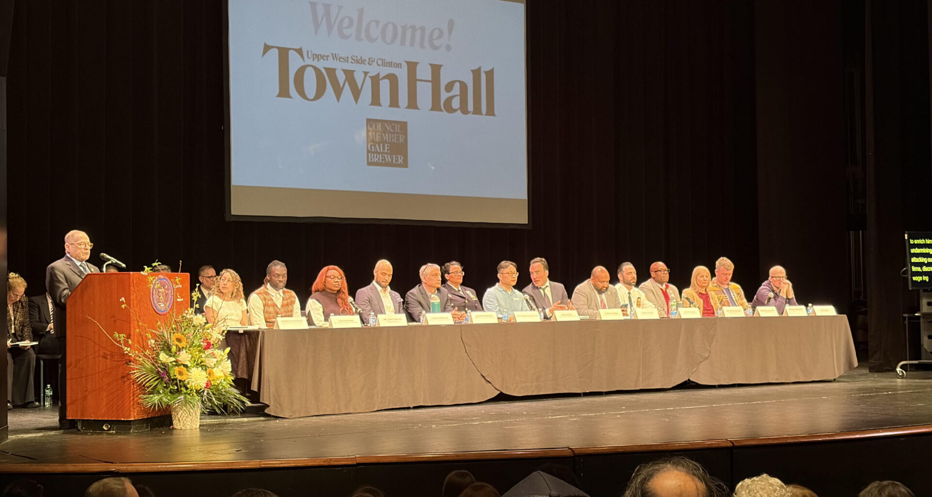 Familiar Elected Officials, Some in New Roles, Address Local Issues at UWS Town Hall 