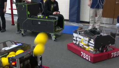 FIRST Robotics competition held in Brooklyn