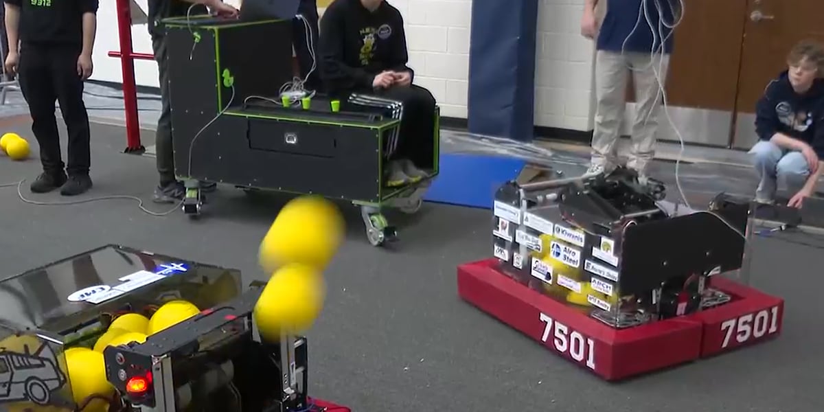 FIRST Robotics competition held in Brooklyn
