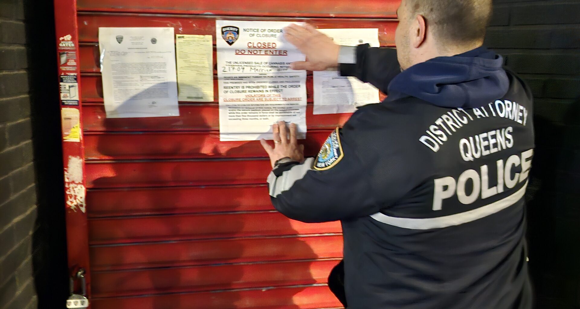 DA KATZ ANNOUNCES PADLOCKING OF ILLEGAL CANNABIS STOREFRONT IN LAURELTON