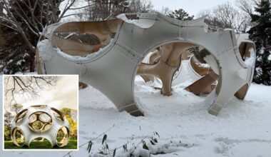A beloved Buckminster Fuller sculpture has collapsed in East Hampton