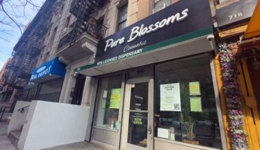 Pure Blossoms dispensary on the Upper West Side.