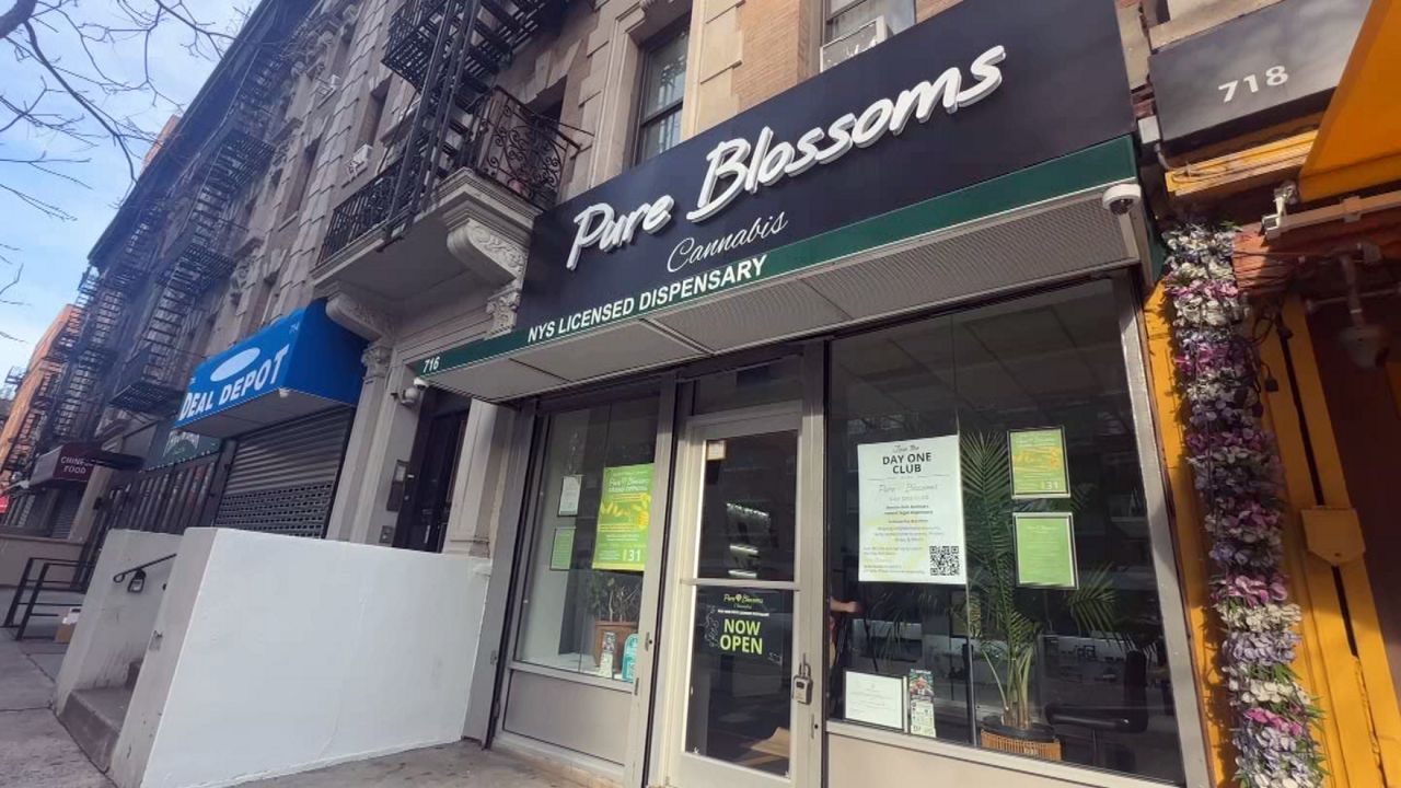 Pure Blossoms dispensary on the Upper West Side.