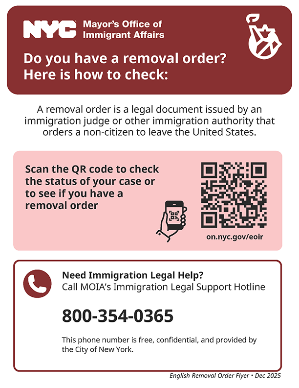 Removal Order Flyer Pager