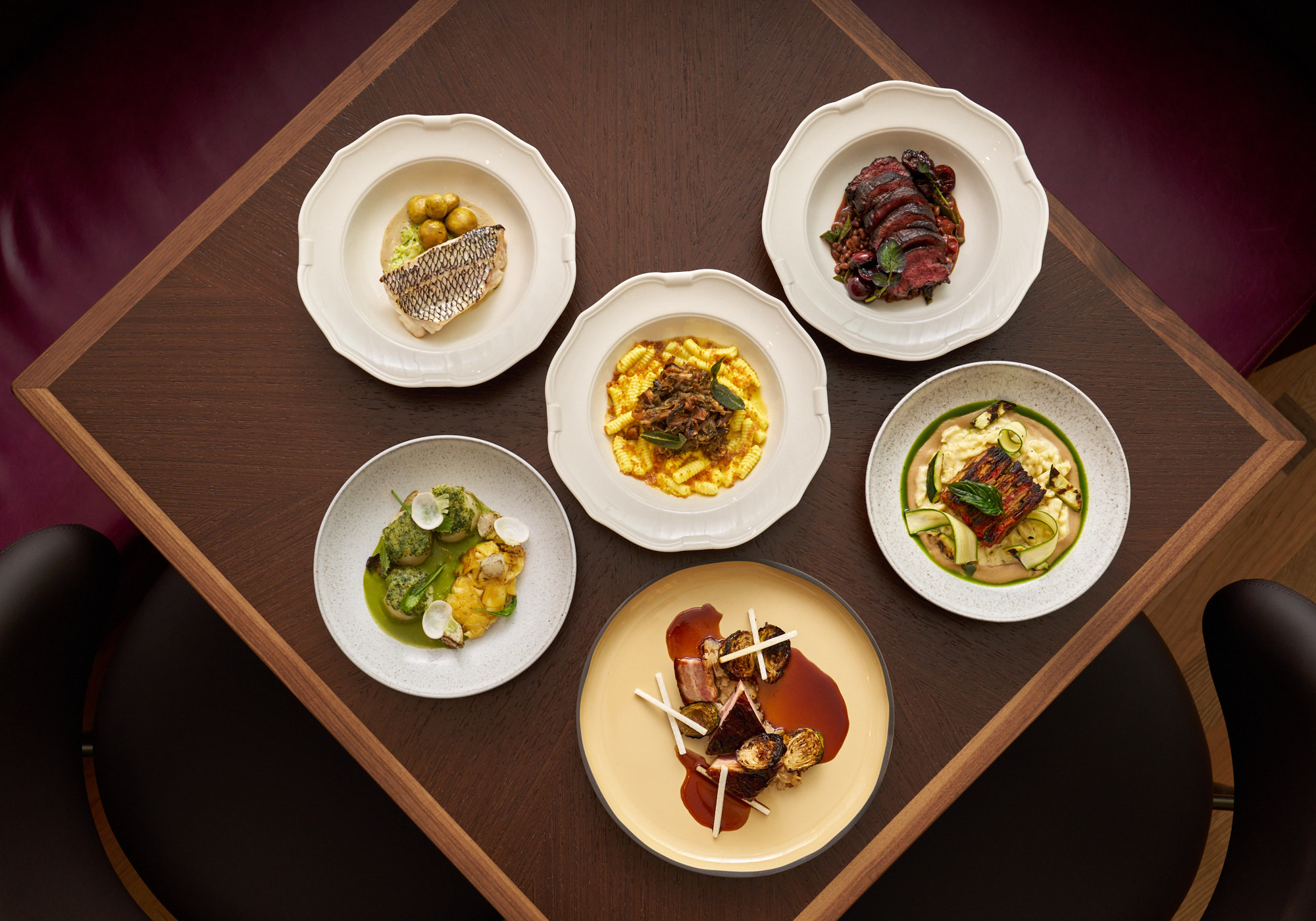 A collection of dishes from Saverne.