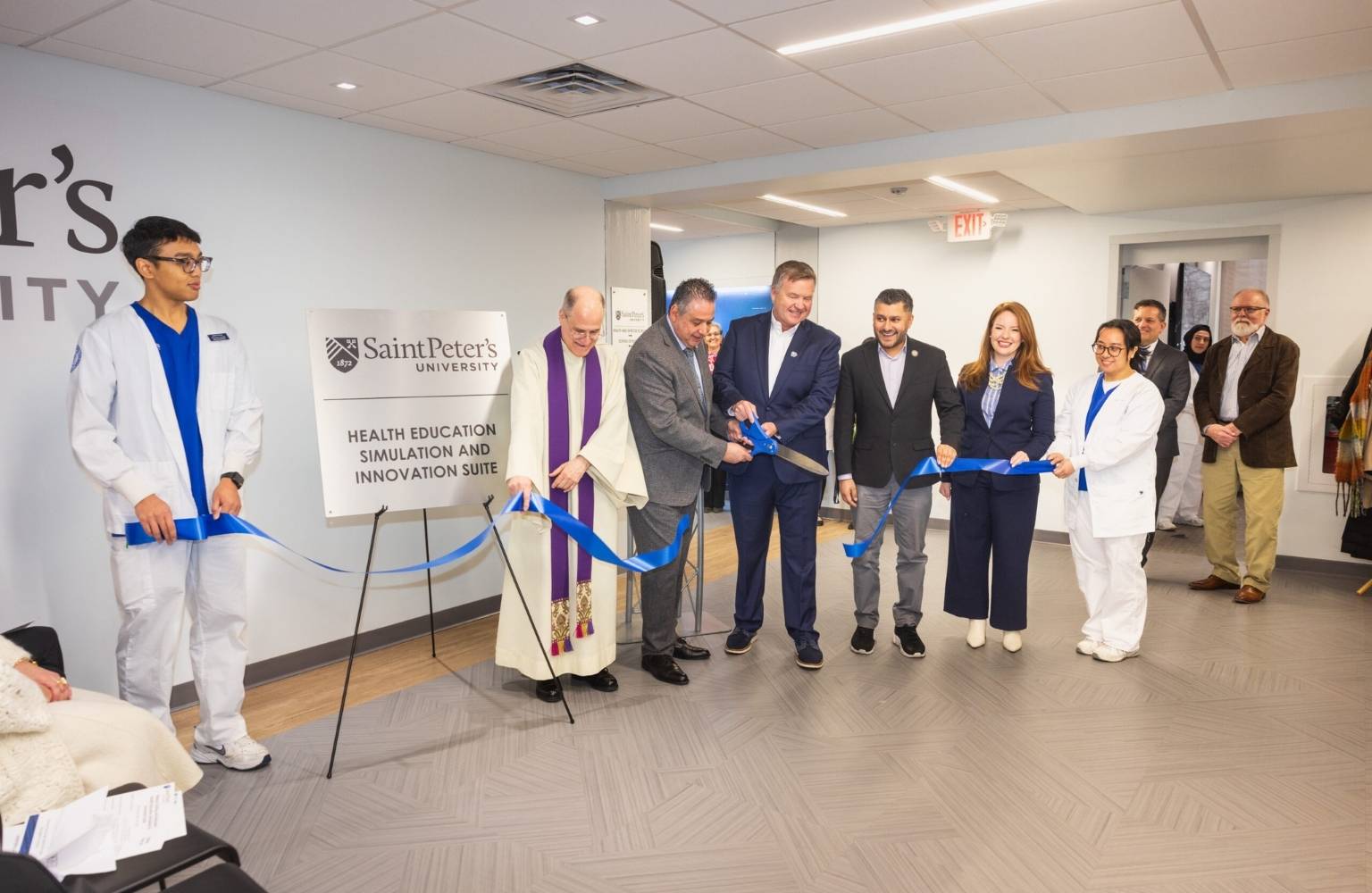 Saint Peter’s University debuts nursing and health professions education suite