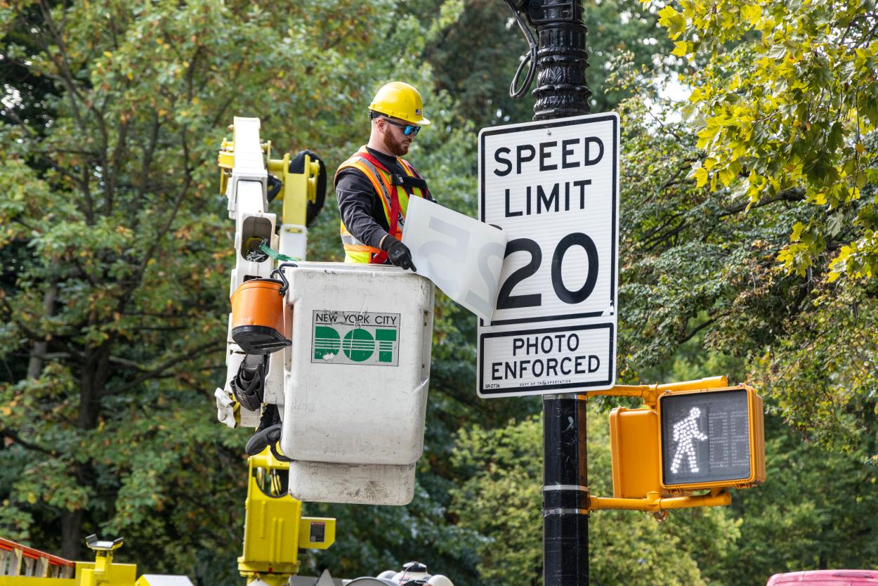NYC DOT announces citywide speed limit reductions following the passage of Sammy’s Law.