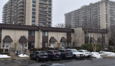 The Bay Terrace Cooperative in northeast Queens, where there are concerns about the city’s climate law. Shenal Tissera