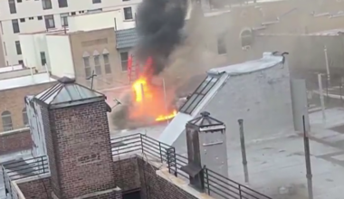 Two people injured, seven families displaced after fire tears through Bronx apartment building