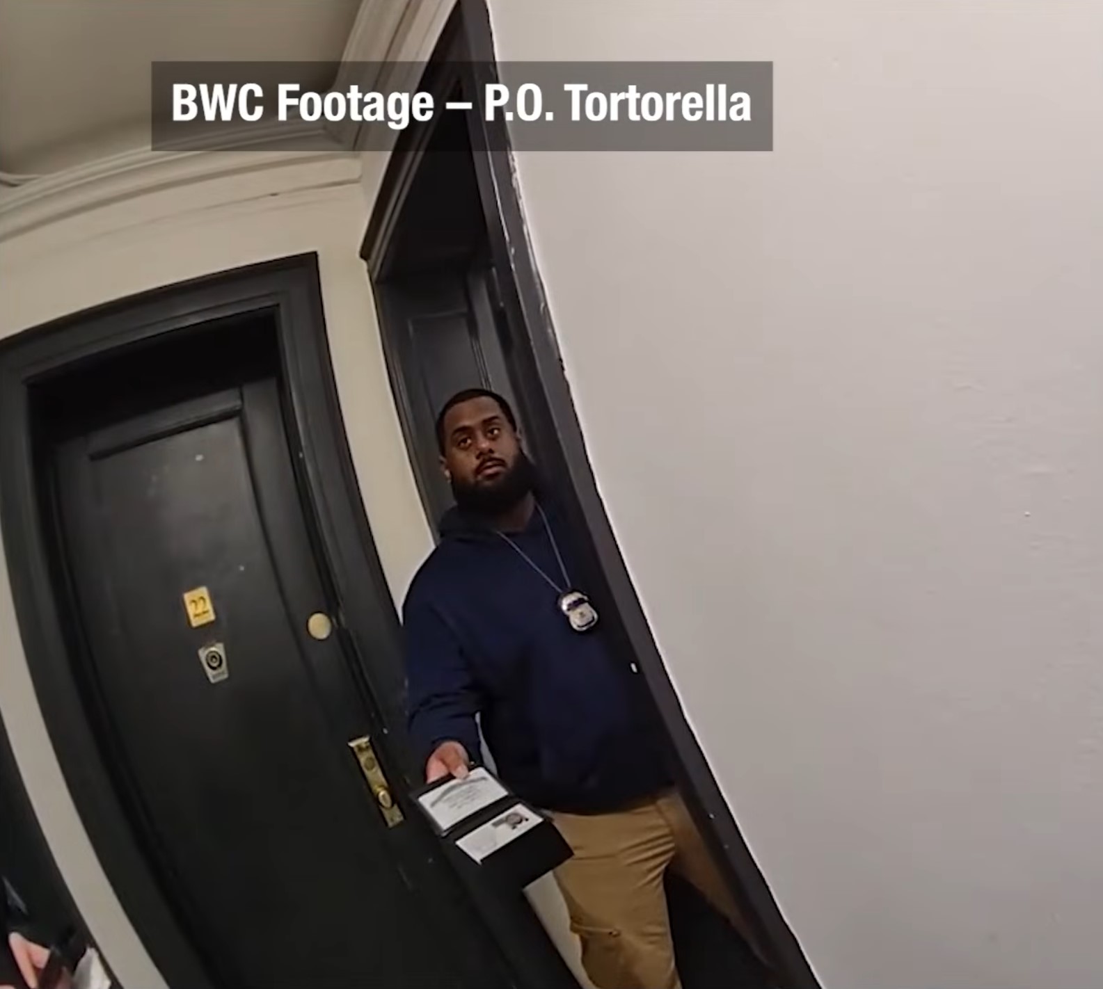 The NYPD released body-camera footage of officers encountering Department of Homeland Security agents after last week's federal immigration arrest of Columbia University student Ellie Aghayeva. (NYPD)