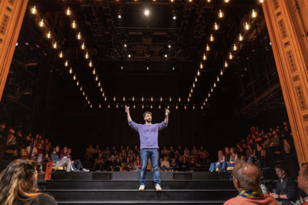 "Every Brilliant Thing" at the Hudson Theatre (Photo: Matthew Murphy)