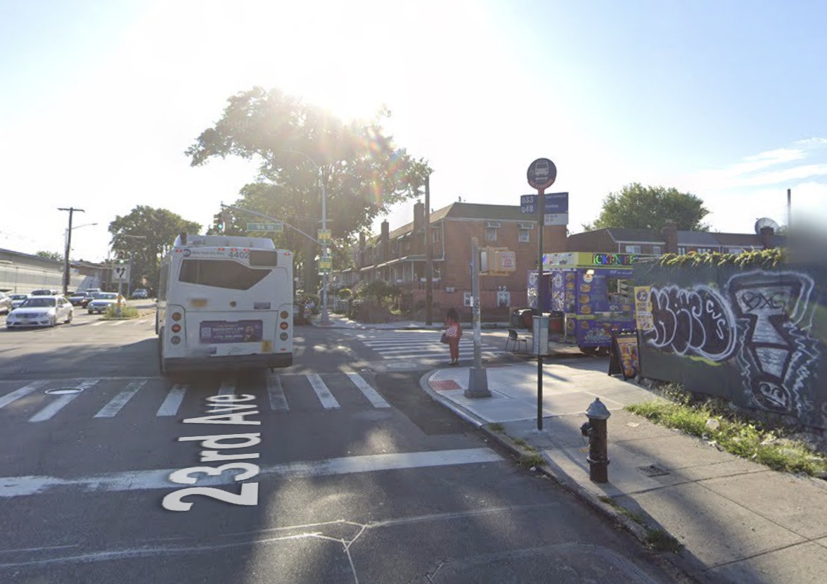 Queens bus stop where woman was attacked in stabbing