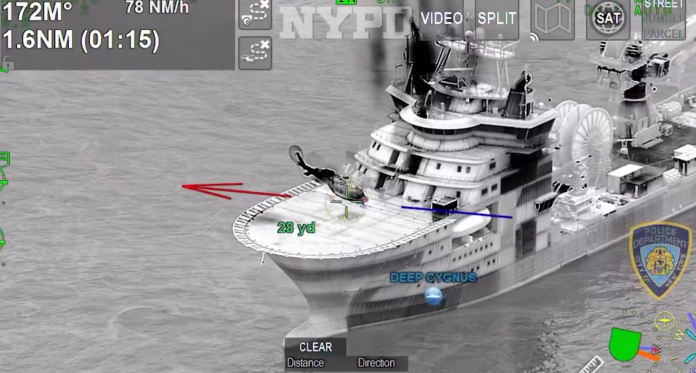Watch: NYPD Helicopter Rescues Man From Ship After Medical Emergency Off NYC Coast
