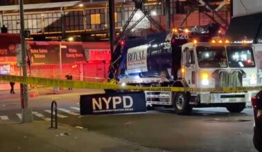 Queens woman fatally struck by private garbage truck driver while crossing street: cops
